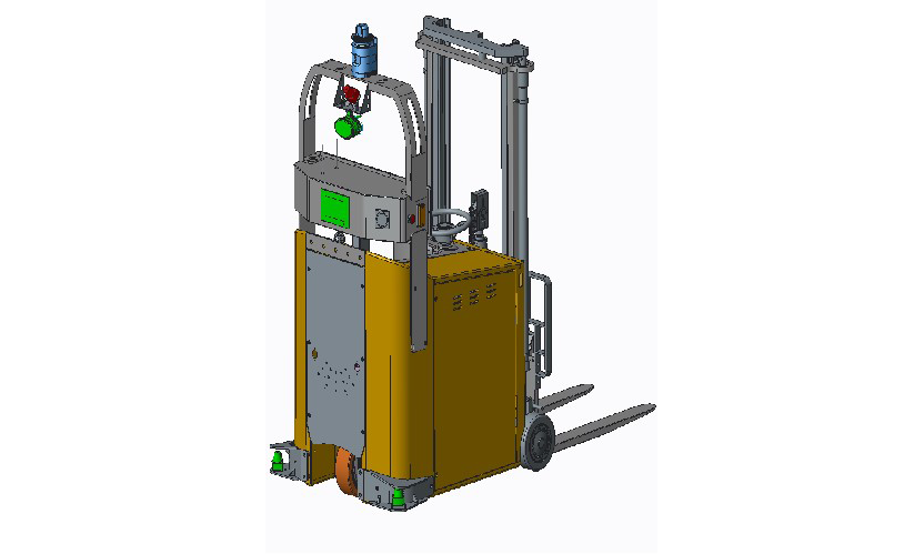激光导航平衡重AGV  / RY-AGV-CPD15A